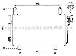 AVA QUALITY COOLING Конденсатор, кондиционер MZ5264D